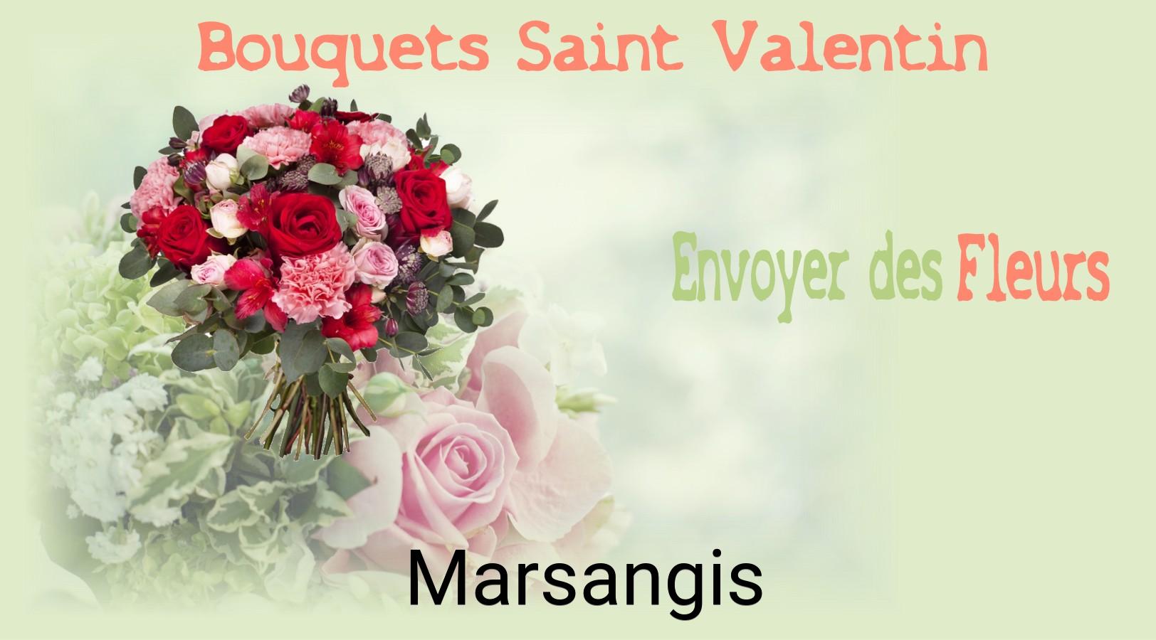 Roses de Saint-Valentin livrées à Marsangis